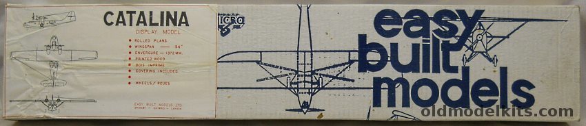 Easy Built Models PBY Catalina - 54 Inch Wingspan, D-5 plastic model kit